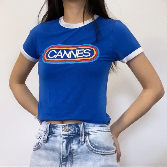 Blue graphic t shirt - Picture 2 of 2